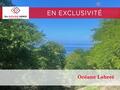 En exclusivité terrain 1162m2 vue mer!